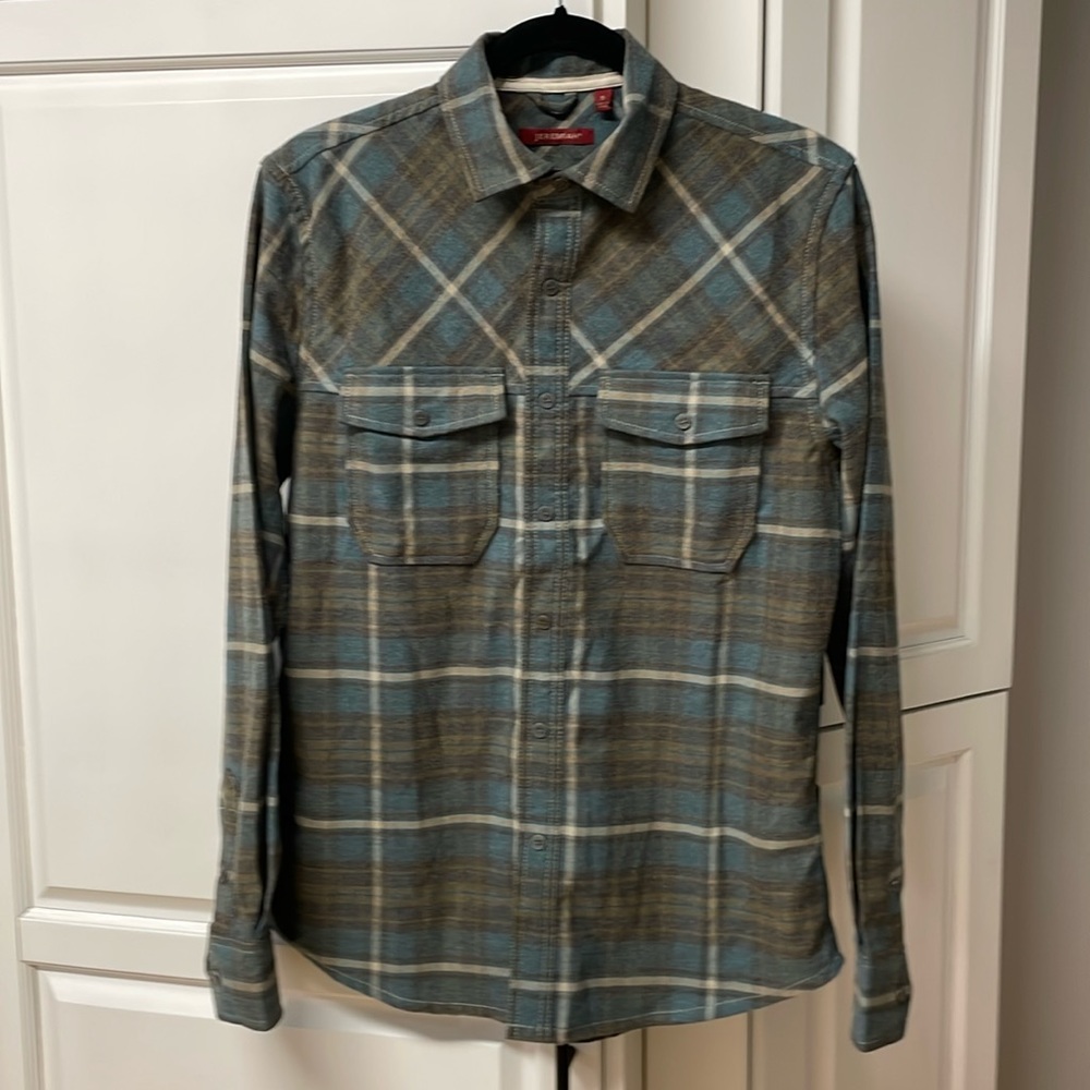 JEREMIAH Plaid Flannel Western Snap Front Shirt sz S